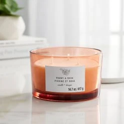 Budget 😉 Peony & Rose 3-Wick Jar Candle by Ashland® 🔥 -Ashland Shop 10638413 20