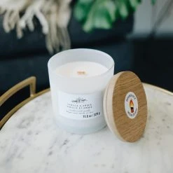 Brand new ❤️ Vanilla & Amber Wooden Wick Jar Candle by Ashland® ❤️ -Ashland Shop 10638430 2