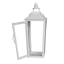 Wholesale 🔥 15.7" White Metal Lantern by Ashland® ⭐ 8 Wholesale 🔥 15.7" White Metal Lantern by Ashland® ⭐ -Ashland Shop 10638435 3 1