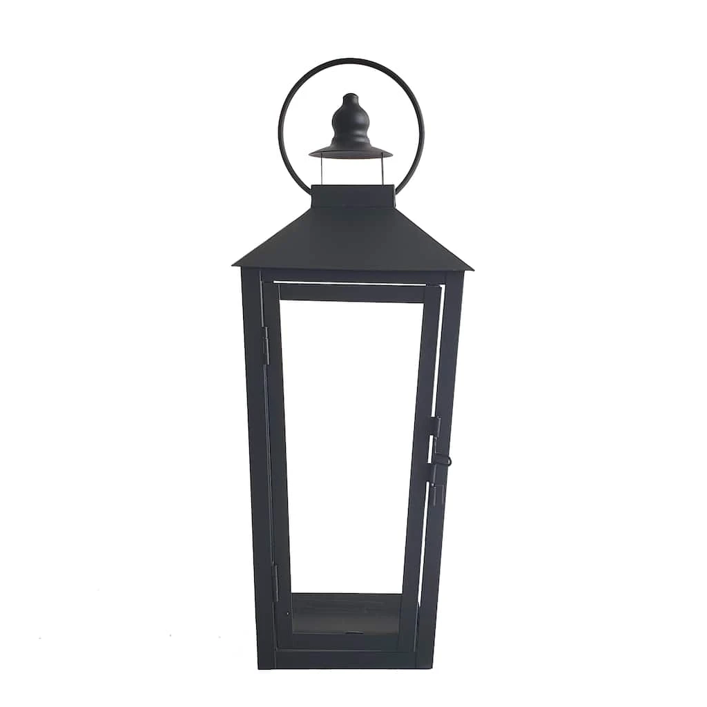 Best Sale ๐งจ 15.7" Black Metal Lantern by Ashland® โ 3 Best Sale ๐งจ 15.7" Black Metal Lantern by Ashland® โ