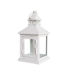 Best Pirce 😉 8.6" Mini White Lantern by Ashland® 🌟 -Ashland Shop 10638437 2 1