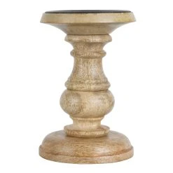 Cheap 👏 6 Pack: 6" Wood Carved Pillar Candle Holder by Ashland® ❤️