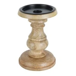 Cheap 👏 6 Pack: 6" Wood Carved Pillar Candle Holder by Ashland® ❤️ -Ashland Shop 10639293 2 1
