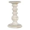 Deals 🌟 Whitewashed Wood Carved Pillar Candle Holder by Ashland® 👍 -Ashland Shop 10639303 1