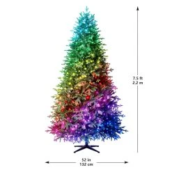Cheap 🌟 7.5ft. Pre-Lit Laurel Pine Artificial Christmas Tree, Multicolor Twinkly™ LED Lights by Ashland® ✨ 17 Cheap 🌟 7.5ft. Pre-Lit Laurel Pine Artificial Christmas Tree, Multicolor Twinkly™ LED Lights by Ashland® ✨ -Ashland Shop 10643169 14