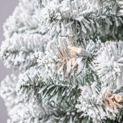 Cheapest ⭐ 7ft. Pre-Lit Flocked Artificial Pencil 🥰 Christmas Tree, Clear Lights by Ashland® 🤩 13 Cheapest ⭐ 7ft. Pre-Lit Flocked Artificial Pencil 🥰 Christmas Tree, Clear Lights by Ashland® 🤩 -Ashland Shop 10643349 11