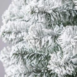 Cheapest ⭐ 7ft. Pre-Lit Flocked Artificial Pencil 🥰 Christmas Tree, Clear Lights by Ashland® 🤩 14 Cheapest ⭐ 7ft. Pre-Lit Flocked Artificial Pencil 🥰 Christmas Tree, Clear Lights by Ashland® 🤩 -Ashland Shop 10643349 12