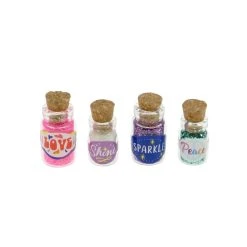 Cheap ✨ Mini Glass Glitter Bottle Set by Ashland® 🎁 -Ashland Shop 10661516 2