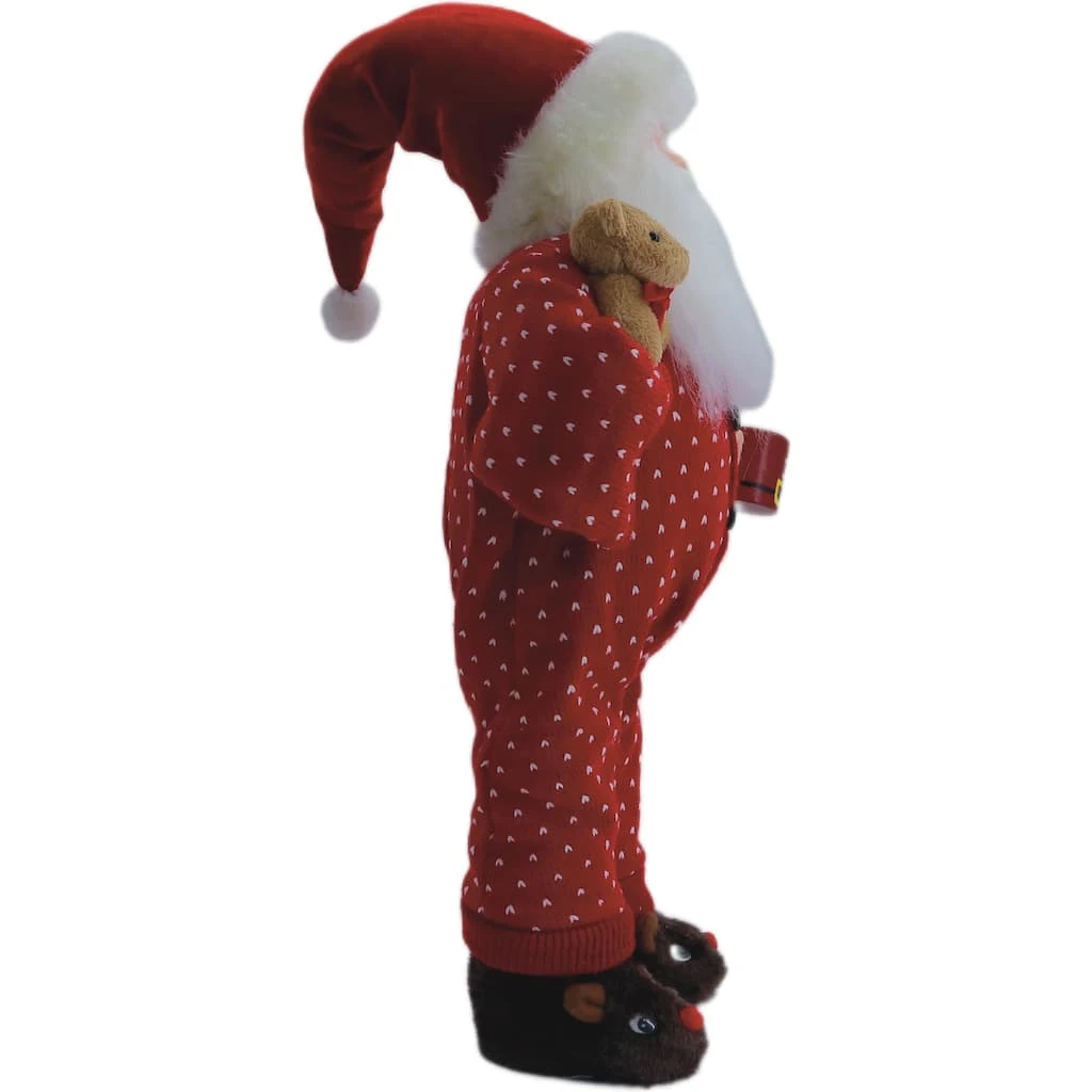 Discount 😍 18" Santa in Red Pajamas with Teddy Bear by Ashland® 😍 4 Discount 😍 18" Santa in Red Pajamas with Teddy Bear by Ashland® 😍 - Image 2