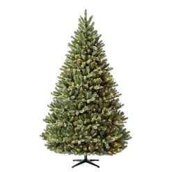 Promo 🎉 7.5ft. Pre-Lit Aspen Pine Quick Set® Artificial Christmas Tree, Warm White LED Lights by Ashland® ⌛