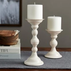 Deals 🧨 Cream Metal Pillar Candle Holder by Ashland® ⌛ -Ashland Shop 10671513 20