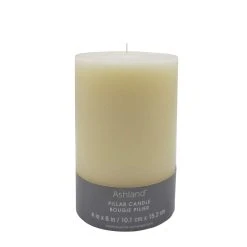 Outlet 🎁 12 Pack: 4" x 6" Ivory Pillar Candle by Ashland® 👏