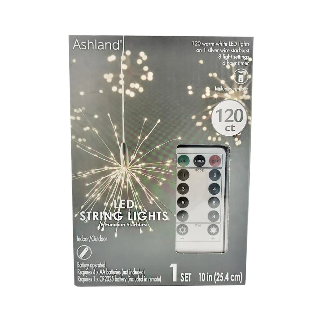 Cheap π 12 Pack: 120ct. Warm White LED Silver String Lights Starburst by Ashland® β¨ 3 Cheap π 12 Pack: 120ct. Warm White LED Silver String Lights Starburst by Ashland® β¨