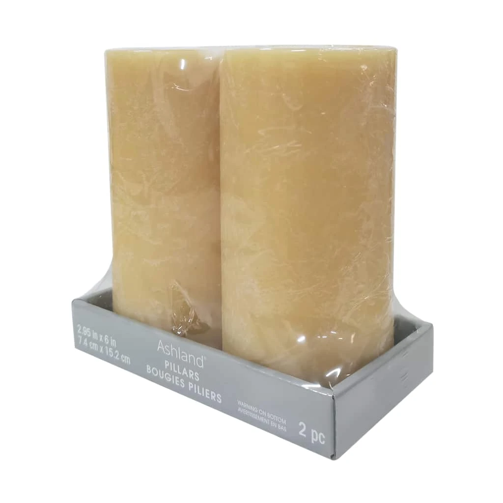 Wholesale ✔️ 6 Packs: 2 ct. (12 total) 2.95" x 6" Scented Pillar Candles by Ashland® ⌛ 6 Wholesale ✔️ 6 Packs: 2 ct. (12 total) 2.95" x 6" Scented Pillar Candles by Ashland® ⌛ - Image 4