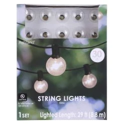 Buy ✨ 30ct. Clear Globe String Lights by Ashland® 🎉