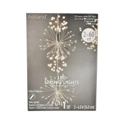 Discount 👍 Warm White LED Starburst Pair String Lights by Ashland® 👏