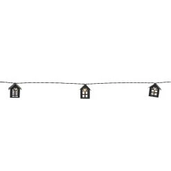 Discount 😉 8 Pack: 10ct. Warm White LED Black House String Lights by Ashland® ✨