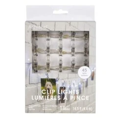 Outlet 🥰 12 Pack: 45ct. Cool White LED Clear Clip Lights by Ashland® ⭐