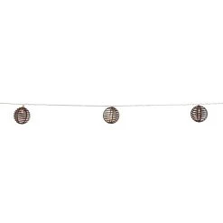 Wholesale ⭐ 10ct. Warm White LED Faux Rattan Ball String Lights by Ashland® 👍 -Ashland Shop 10671559 2