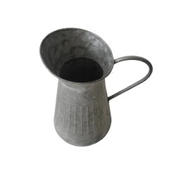 Hot Sale 💯 10" Whitewashed Galvanized Metal Pitcher by Ashland® ⭐ -Ashland Shop 10671575 2