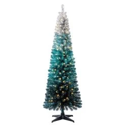 Top 10 ⭐ 6ft. Pre-Lit Alexa Ombre Fir Artificial 🌟 Christmas Tree, Warm White LED Lights by Ashland® ❤️