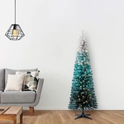 Top 10 ⭐ 6ft. Pre-Lit Alexa Ombre Fir Artificial 🌟 Christmas Tree, Warm White LED Lights by Ashland® ❤️ -Ashland Shop 10671961 15