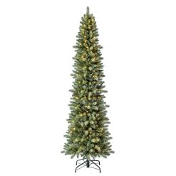 New ✨ 7ft. Pre-Lit Avalian Pencil Pine Artificial Christmas Tree, Warm White Fairy LED Lights by Ashland® ⭐