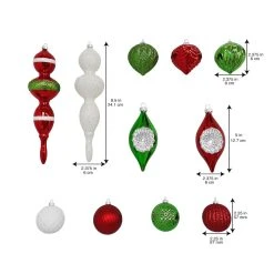 Cheap 💯 32ct. Red, White & Green Shatterproof Ornaments by Ashland® ⭐ -Ashland Shop 10672804 3