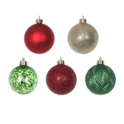 Promo 🌟 Assorted 50ct. 2" Farmhouse Ball Ornament Set by Ashland® ✨ -Ashland Shop 10672815 3