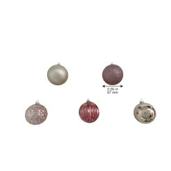 New ✔️ Assorted 50ct. Pink Ball Ornaments by Ashland® 🔔 -Ashland Shop 10672828 4