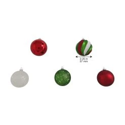 Coupon 🛒 50ct. Red, White & Green Ball Ornaments by Ashland® 🔥 -Ashland Shop 10672830 3