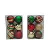 Outlet 💯 Assorted 6ct. 4.5" Red, Green & Gold Shatterproof Ball Ornaments by Ashland® ❤️ -Ashland Shop 10672854 1