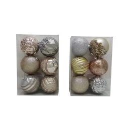 Best deal 🎁 Assorted 6ct. 4.5" Metallic Shatterproof Ball Ornaments by Ashland® ⌛