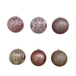 Deals 🔥 Assorted 6ct. 4.5" Pink Shatterproof Ball Ornaments by Ashland® ❤️ -Ashland Shop 10672861 3