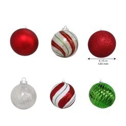 Deals ⌛ Assorted 6ct. 4.5" Red, Green & White Shatterproof Ball Ornaments by Ashland® ❤️ -Ashland Shop 10672862 4