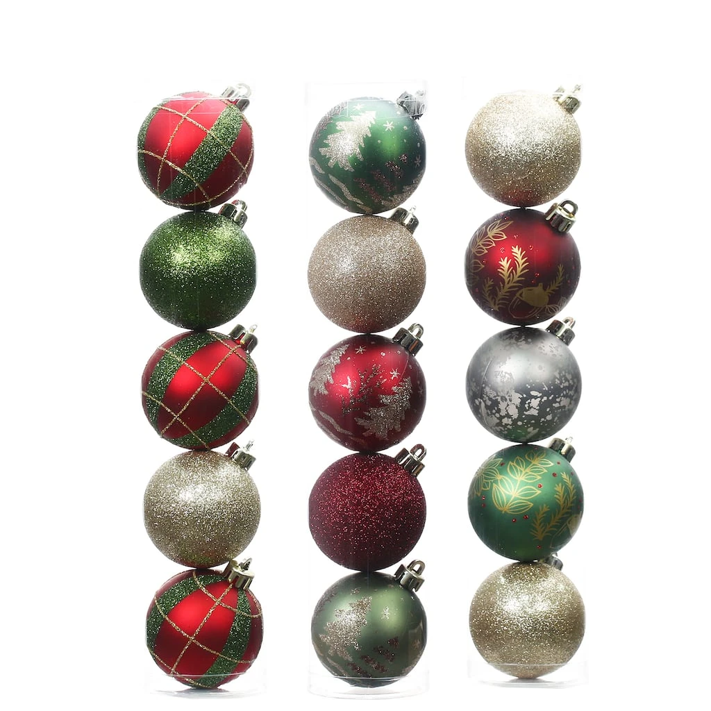 Buy ✨ Assorted Mini Farm House Ball Ornament Tube by Ashland® 🌟 6 Buy ✨ Assorted Mini Farm House Ball Ornament Tube by Ashland® 🌟 - Image 4