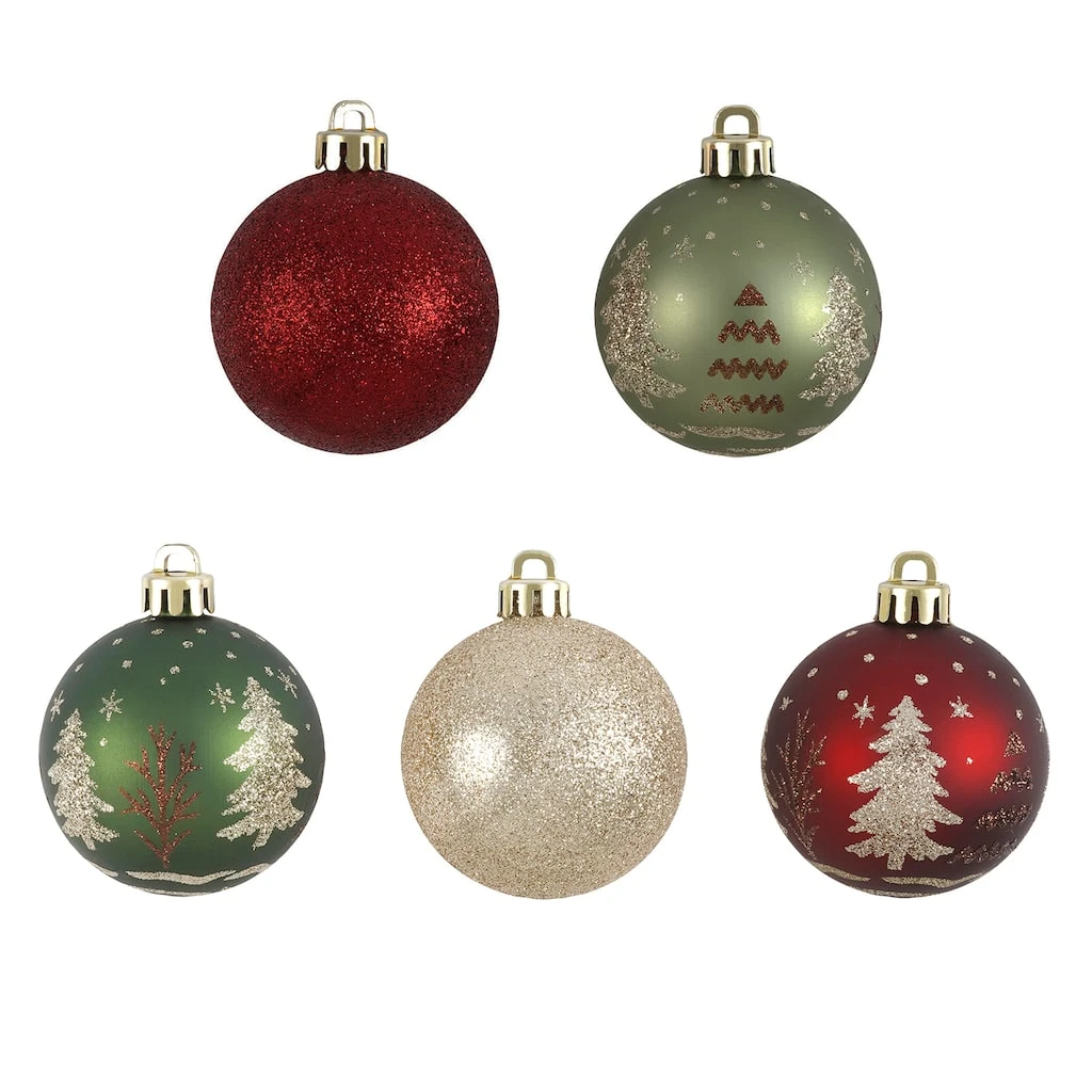 Buy ✨ Assorted Mini Farm House Ball Ornament Tube by Ashland® 🌟 4 Buy ✨ Assorted Mini Farm House Ball Ornament Tube by Ashland® 🌟 - Image 2