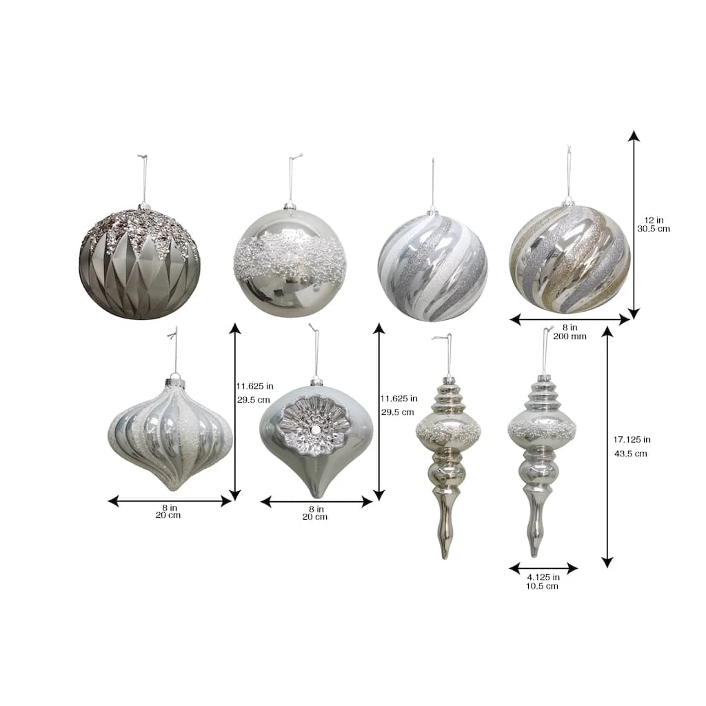 Promo ✨ Assorted Jumbo Metallic Ornament by Ashland® 🔔 4 Promo ✨ Assorted Jumbo Metallic Ornament by Ashland® 🔔 - Image 2