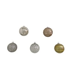 Best Sale 🔔 Assorted Metallic Plastic Round Ornaments by Ashland® ⭐ -Ashland Shop 10672876 12