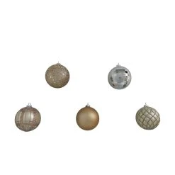 Best Sale 🔔 Assorted Metallic Plastic Round Ornaments by Ashland® ⭐ -Ashland Shop 10672876 13