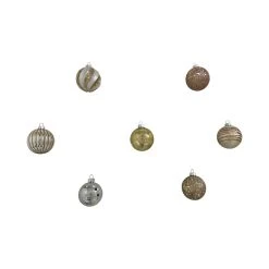 Best Sale 🔔 Assorted Metallic Plastic Round Ornaments by Ashland® ⭐ -Ashland Shop 10672876 15