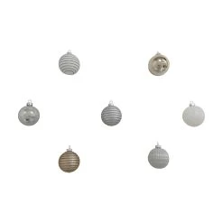 Top 10 😉 Assorted Silver & White Plastic Round Ornaments by Ashland® ✔️ 16 Top 10 😉 Assorted Silver & White Plastic Round Ornaments by Ashland® ✔️ -Ashland Shop 10672891 6