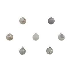 Top 10 😉 Assorted Silver & White Plastic Round Ornaments by Ashland® ✔️ 17 Top 10 😉 Assorted Silver & White Plastic Round Ornaments by Ashland® ✔️ -Ashland Shop 10672891 7