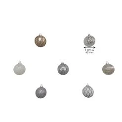 Top 10 😉 Assorted Silver & White Plastic Round Ornaments by Ashland® ✔️ 19 Top 10 😉 Assorted Silver & White Plastic Round Ornaments by Ashland® ✔️ -Ashland Shop 10672891 9