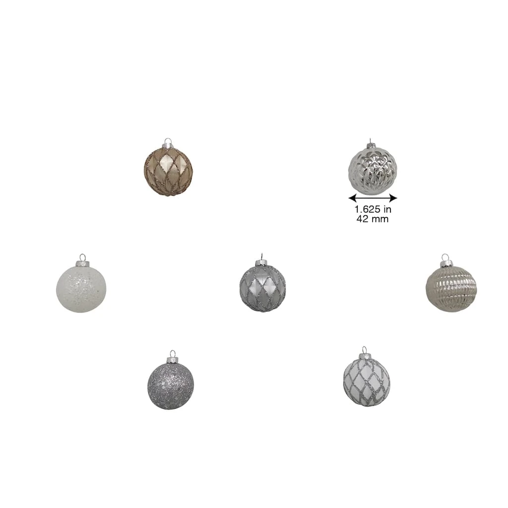 Top 10 😉 Assorted Silver & White Plastic Round Ornaments by Ashland® ✔️ 11 Top 10 😉 Assorted Silver & White Plastic Round Ornaments by Ashland® ✔️ - Image 9