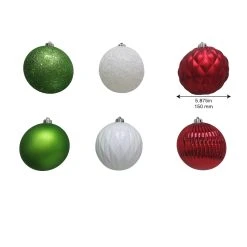 Flash Sale 🥰 6ct. 6" Classic Shatterproof Ball Ornaments by Ashland® ⌛ -Ashland Shop 10672898 3