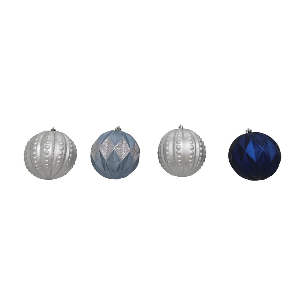 Hot Sale 🌟 44ct. Silver & Blue Shatterproof Ball Ornaments by Ashland® ✨ 4 Hot Sale 🌟 44ct. Silver & Blue Shatterproof Ball Ornaments by Ashland® ✨ - Image 2
