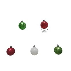 Top 10 🔥 44ct. Whimsical Shatterproof Ball Ornaments by Ashland® ⭐ -Ashland Shop 10672913 5