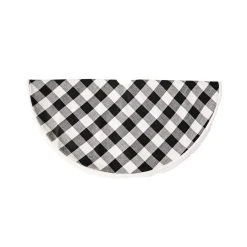 Hot Sale ✨ 48" Black & White Buffalo Check Tree 🤩 Skirt by Ashland® ✔️ -Ashland Shop 10672923 4