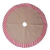 Outlet 🌟 48" Burlap Tree Skirt with Red & White Stripes by Ashland® 🎉 -Ashland Shop 10672928 1